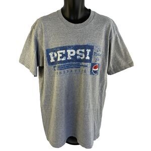 Vintage 90s Single Stitch Pepsi Generation T-Shirt Soda Advertising Mens Sz L/XL